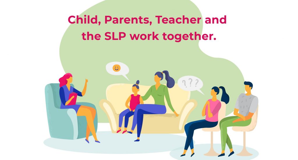 Stammering treatment - Child, parents and SLP work together