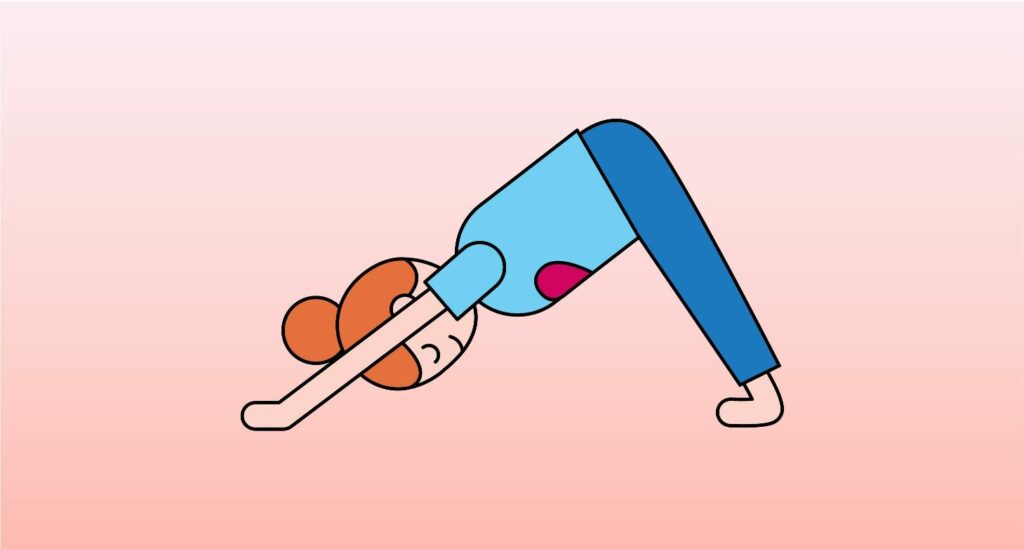 yoga pose for stuttering